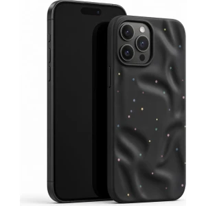 Apple iPhone 15 Pro Max Kılıf Rippledots Siyah