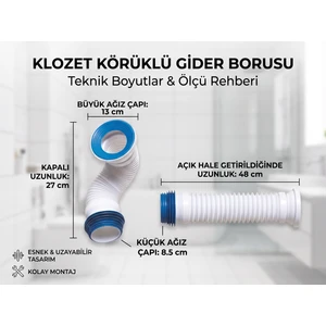 Körüklü Klozet Kadası