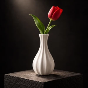Nevhan Sanat Dalgalı Form Vazo – Sade Akışın Estetiği