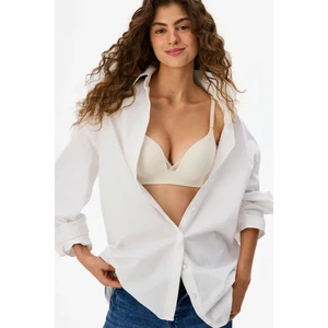 Ekru Eliza Push Up Sütyen