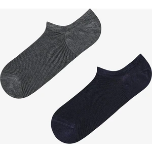Erkek Bambu 2li Sneaker Çorabı