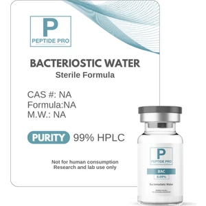 Bac-Water (Bacteriostatic Water) Peptide Pro