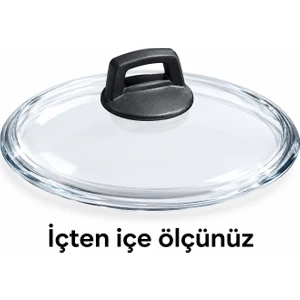 Karaca orjinal kulp ve 26 cm  cam kapak