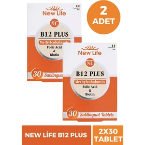 New Life B12 Plus Methylcobalamin 30 Tablet 2 Adet