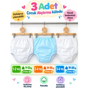 Algitsin O L A 3 Lü Alıştırma Külot 9-13 kg