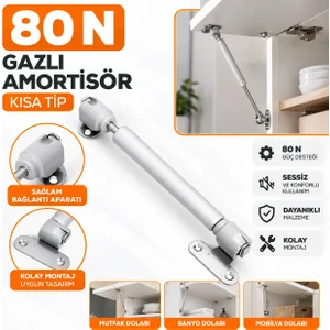 Gazlı Amortisör 80 N Kısa