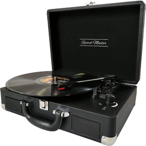 Record Master Retro Pikap T310CH - Siyah - Universal İğneli Şarjlı Bluetooth Özellikli