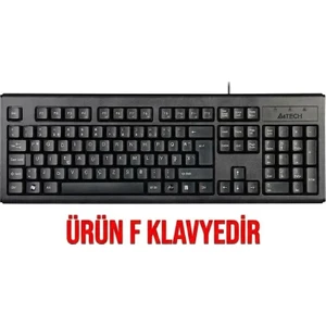 A4 Tech Km-720 Siyah F Tr Usb Kablolu Fn Multimedya Klavye