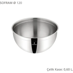 12 cm Çelik Kase - 0,60 Litre