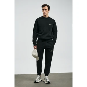 Sıgma Erkek Sweatshirt Siyah