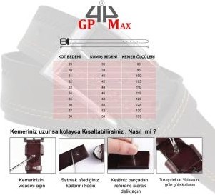 Bosskan Hakiki Deri Kumaş Pantolon Kemeri Siyah Tokalı görsel 4
