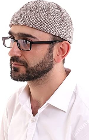 1001 Kışlık Kadife Takke Katlamalı Desenli görsel 3