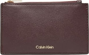 1001 Foil Logo Top Zip Cardcase Kadın Cüzdan Kırmızı Tek Beden görsel 2