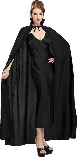 Siyah Yakalı Yetişkin Pelerin 120 cm