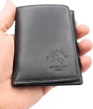 1001 Hakiki Deri Erkek Cüzdan ve Kartlık - Mıknatıslı Kapanma, Crazy Deri Minimalist Tasarım, 6 Kar görsel 2