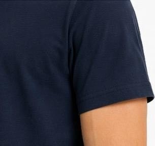 Lacoste Bisiklet Yaka Lacivert Regular Fit görsel 3