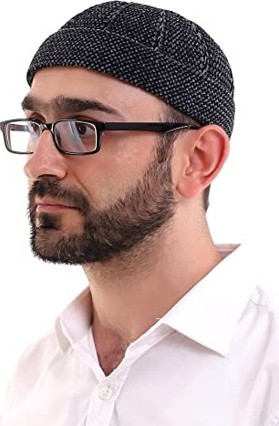 1001 Kışlık Kadife Takke Katlamalı Desenli görsel 3