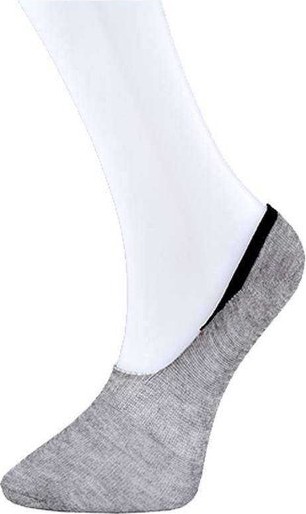 Sungur's Store Gri Kadın Babet Çorap 6 Çift görsel 2