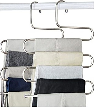 Frefly Store 5 Katlı Metal Pantolon Eşarp Askısı görsel 3