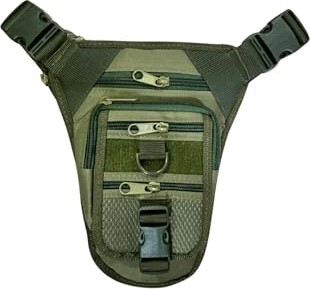 Aesco Tactical Özel Bölmeli Bel ve Bacak Çantası (Siyah)