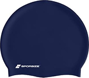 Die Grup Sporsize Silikon Yüzücü Bonesi, Su Geçirmez Unisex Deniz ve Havuz Bonesi, Saç Koruyucu Esnek Kap
