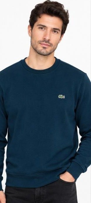 Lacoste Bisiklet Yaka Regular Fit Petrol