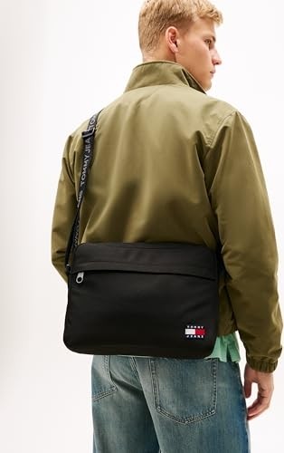 1001 Tjm Ess Daıly Computer Bag Erkek Çapraz Askılı Çanta Black Os görsel 3