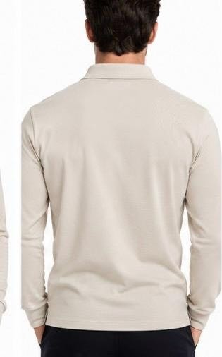 Lacoste Polo Çıt Çıt Kapama Açık Bej Regular Fit görsel 2