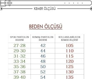 1001 Erkek Kemer, (2 Adet), Elastik görsel 3