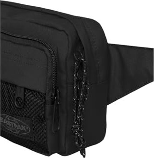 1001 Double Crossbody Unisex Çocuk Bel Çantası Black görsel 5