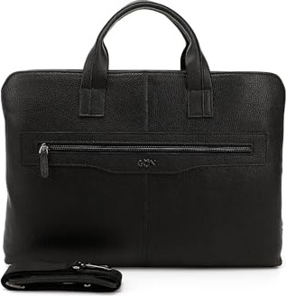1001 Unisex Hakiki Deri Notebook ve Evrak Çantası DDUW801B2625 görsel 4