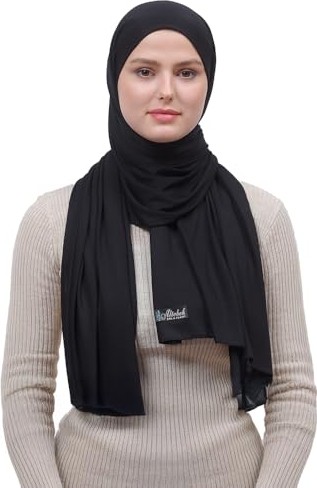 1001 Tesettür Penye Şal Düz görsel 2