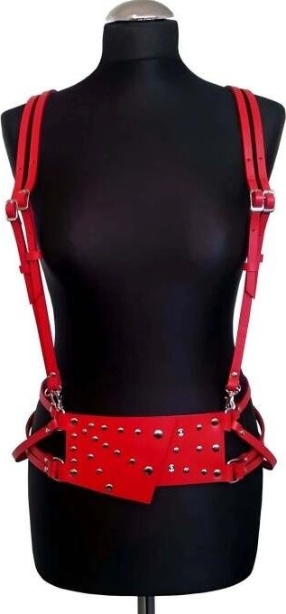 Nemere Fantazi Deri Omuzdan Askılı Harness - APFT918 görsel 2