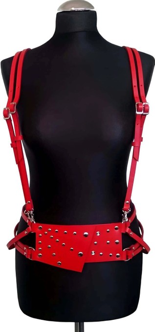 Nemere Fantazi Deri Omuzdan Askılı Harness - APFT918 görsel 3
