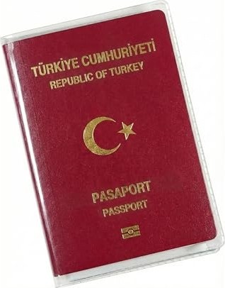 1001 Pvc Transparan Pasaport Kaplama Koruma Kılıfı Şeffaf görsel 2