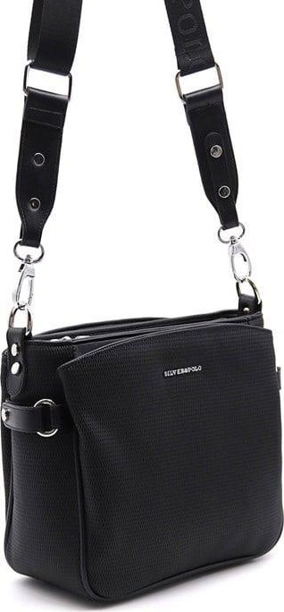 Silver & Polo Silver Polo Siyah - Siyah Petek Kadın Çapraz Çanta SP884 görsel 7