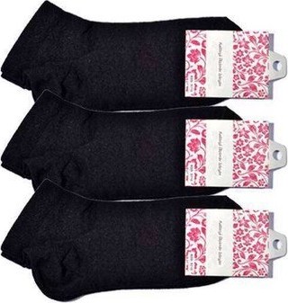Sungur's Store Siyah Kadın Bilek Çorap 3 Çift