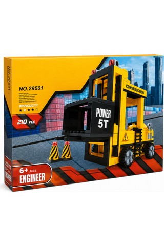 Wisipi 29501 Constructıon 206 Parça Mini Forklift