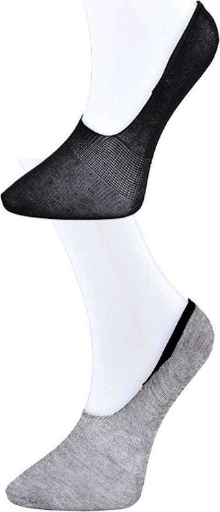 Sungur's Store Siyah ve Gri Kadın Babet Çorap 9 Çift görsel 2
