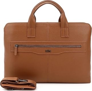 1001 Unisex Hakiki Deri Notebook ve Evrak Çantası DDUW801B2625 görsel 2