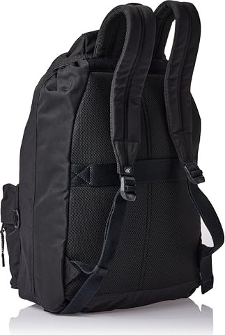 1001 Erkek Bold Flap Backpack Sırt Çantası Black Tek Beden görsel 3