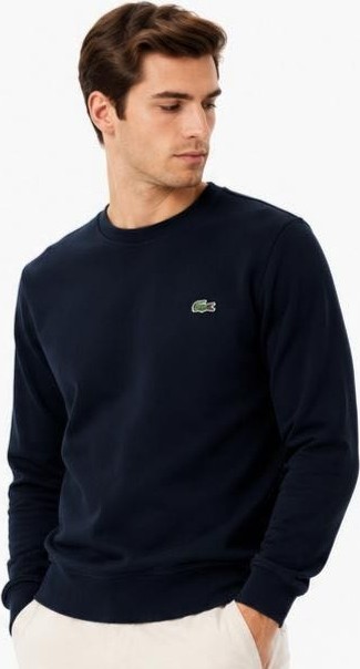 Lacoste Bisiklet Yaka Lacivert Regular Fit görsel 2