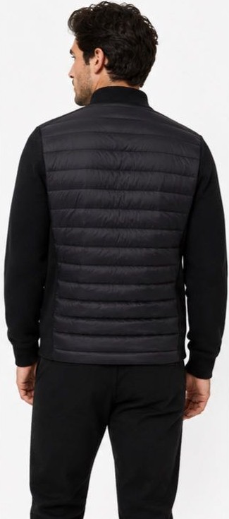 Lacoste Siyah Slim Fit Baharlık Mont görsel 4
