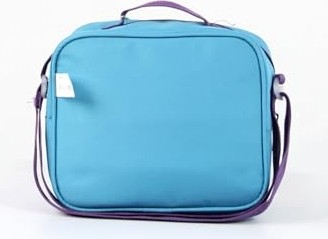 1001 Benetton Kız Çocuk Pembe Pastel Gökkuşağı Beslenme Çantası görsel 5