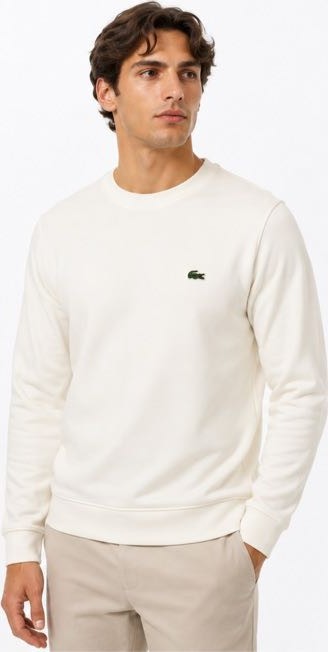 Lacoste Bisiklet Yaka Ekru Regular Fit Sweatshırt görsel 2