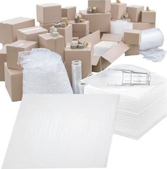 Aesco Hava Kabarcıklı Köpük Kırılma Riski Olan Ürünleri Koruma ve Taşınma Malzeme Torbası 30CMX30CM 50'li görsel 5