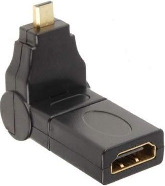 Aesco Alfais AL-4670 180 Derece Dönebilen Micro HDMI To HDMI Çevirici Dönüştürücü Adaptör