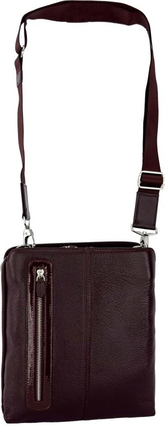Louisiana Polo Guard Hakiki Deri Erkek Çanta Bordo 1720 görsel 8