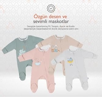 Gezenbebe Hero Uzun Kollu Bebek Tulumu görsel 4