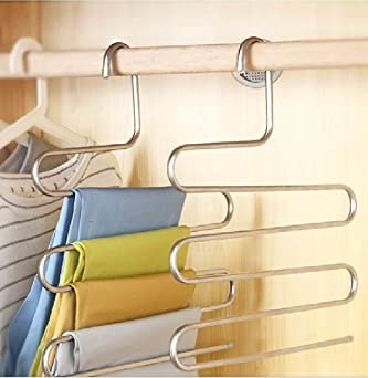 Frefly Store 5 Katlı Metal Pantolon Eşarp Askısı görsel 4